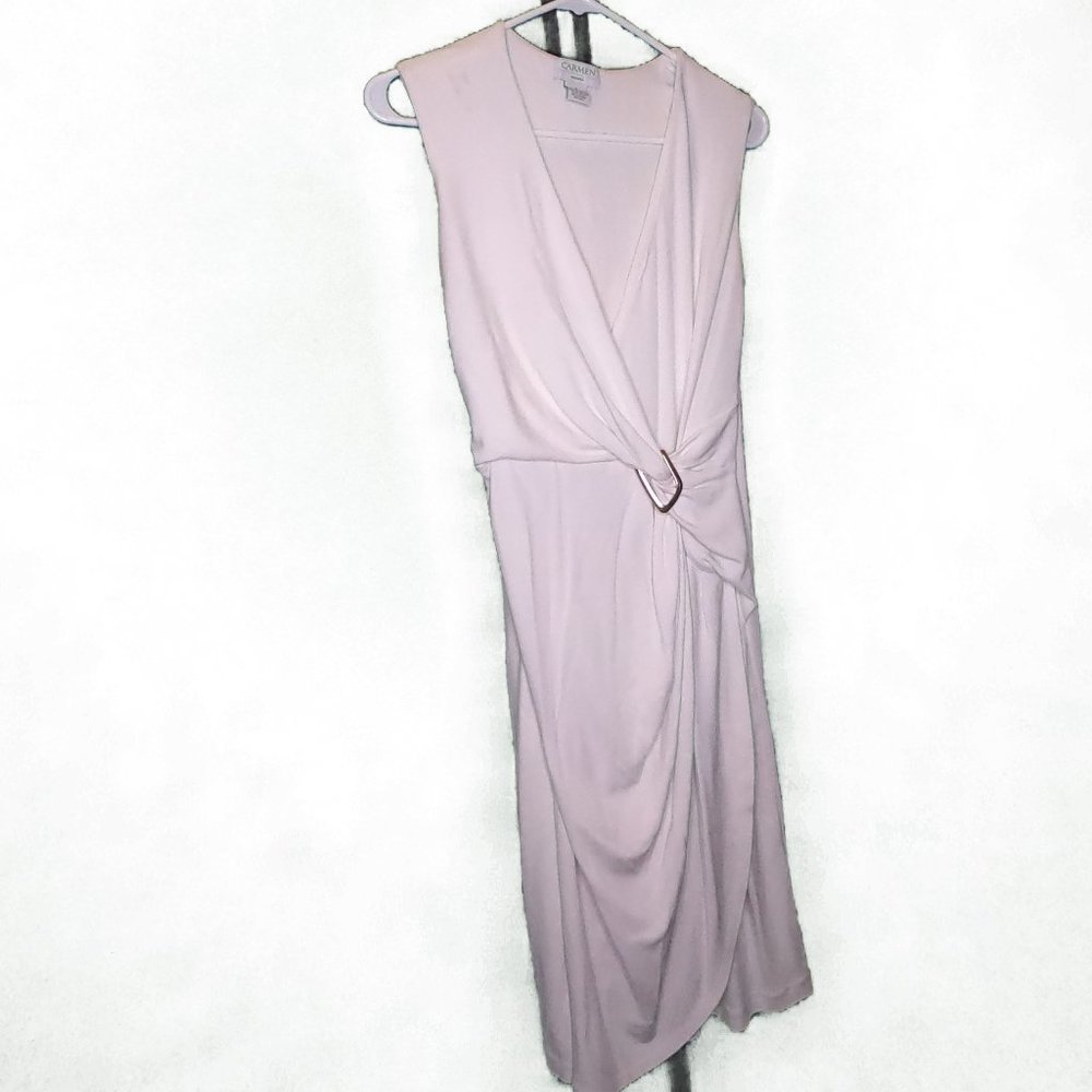 Off-white (cream) Carmen Marc Valvo Dress